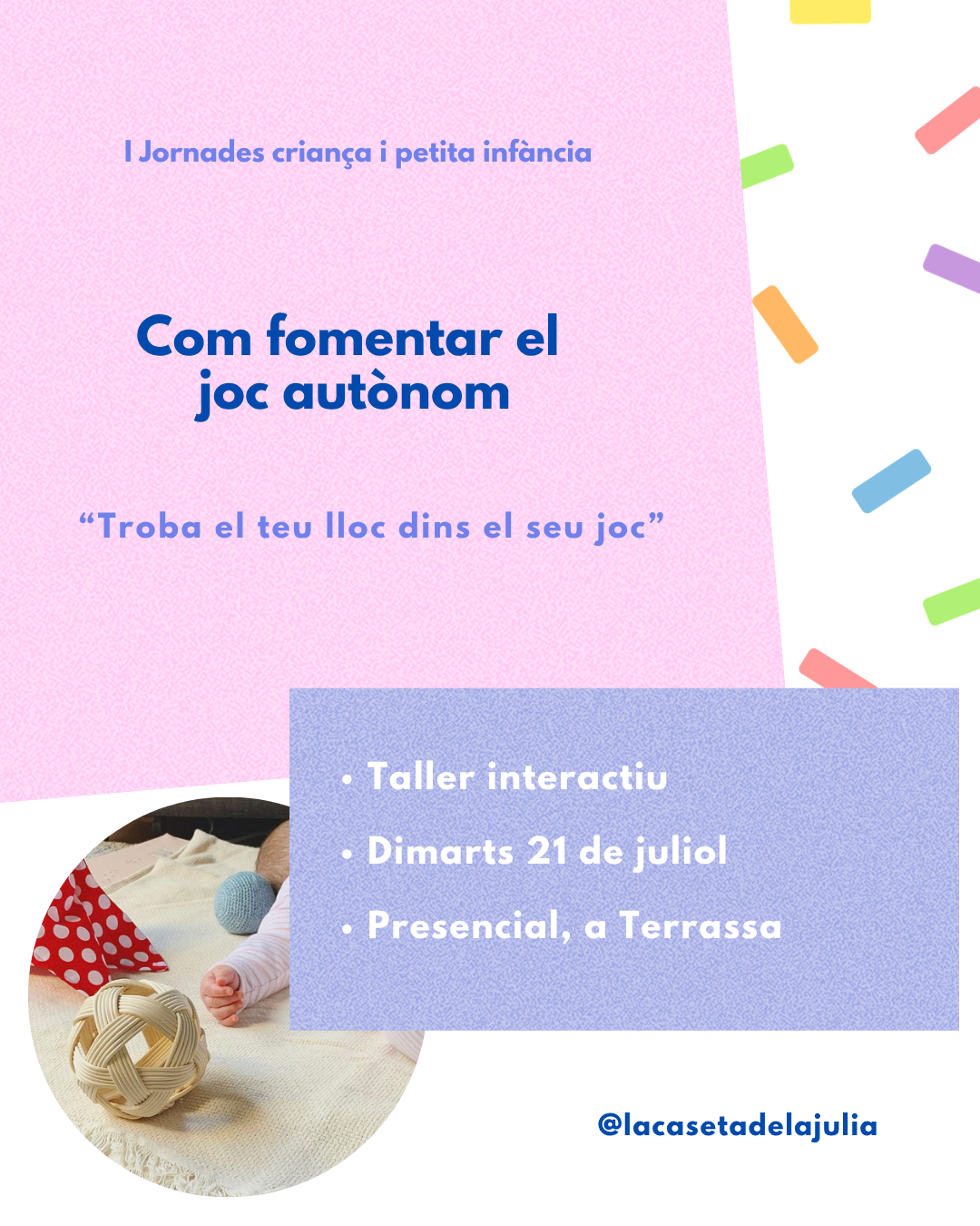 Com fomentar el joc autònom en la petita infància