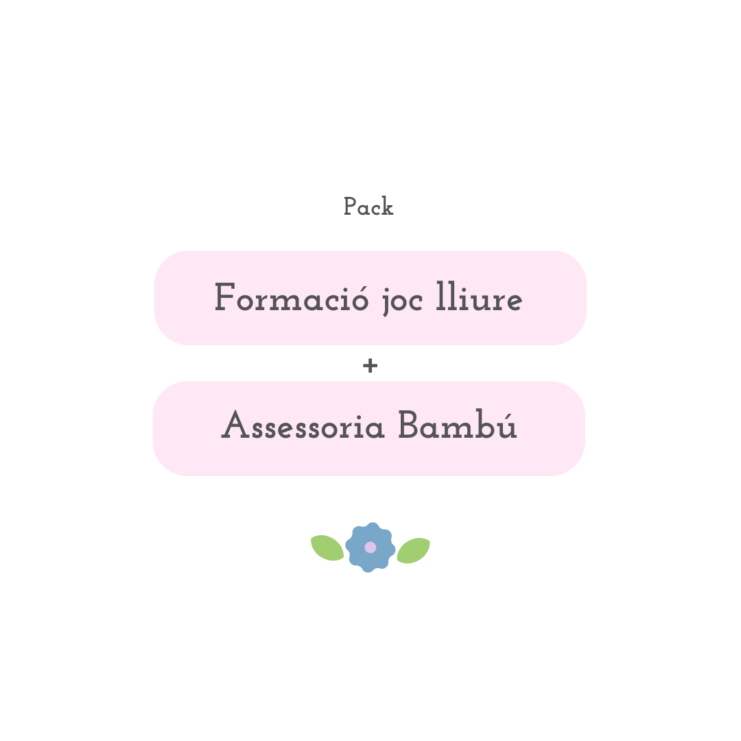 Pack formació joc lliure + assessoria Bambú