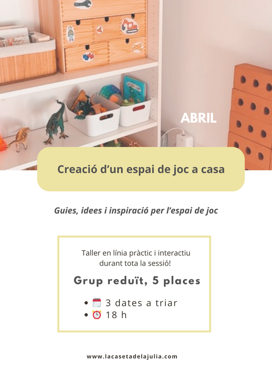Creació d'un espai de joc a casa