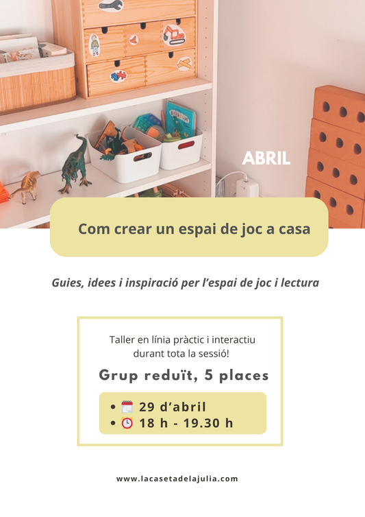 Com crear un espai de joc a casa